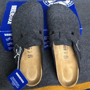 NWT 100% Wool Birkenstock Clogs